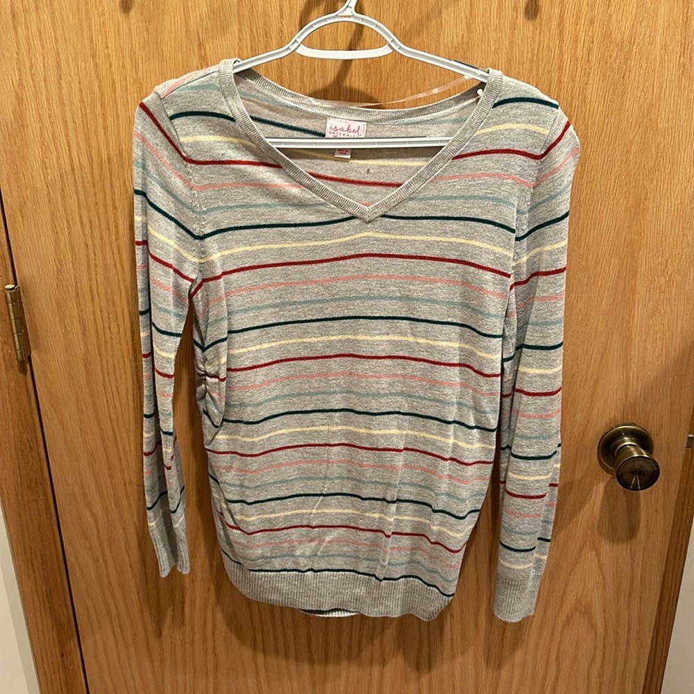 Isabel Maternity striped sweater